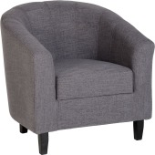 Tempo Tub Chair Grey Fabric